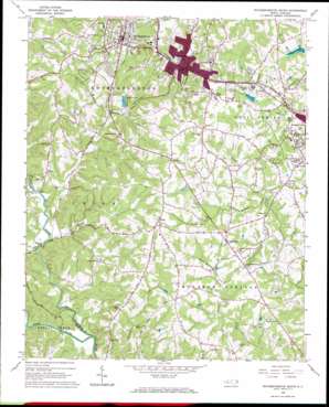 Rutherfordton South USGS topographic map 35081c8