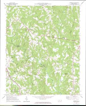 Lowesville topo map