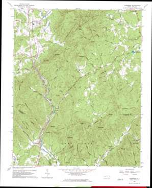 Glenwood topo map