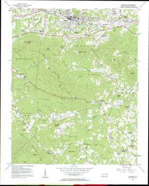 Valdese USGS topographic map 35081f5