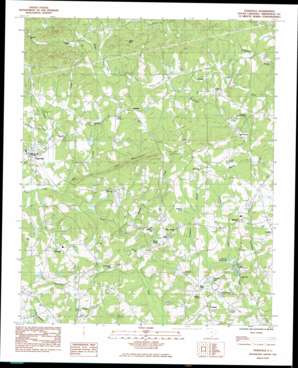 Tigerville USGS topographic map 35082a3