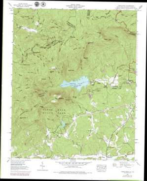 Table Rock USGS topographic map 35082a6