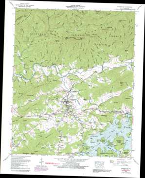 Hayesville USGS topographic map 35083a7