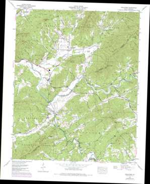 Peachtree USGS topographic map 35083a8