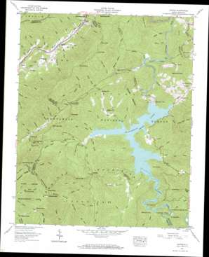 Topton USGS topographic map 35083b6