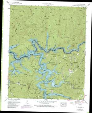 Noland Creek topo map
