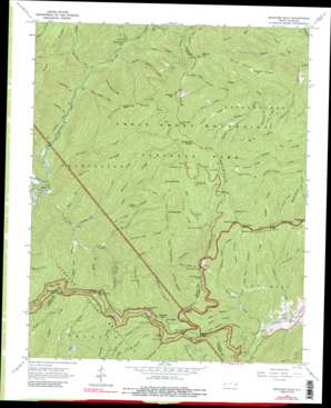 Bunches Bald USGS topographic map 35083e2