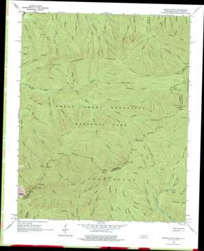 Mount Guyot topo map
