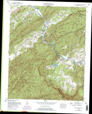 Kinzel Springs topo map