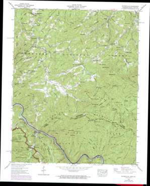 Waterville topo map