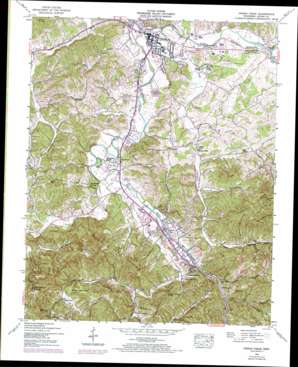 Pigeon Forge topo map