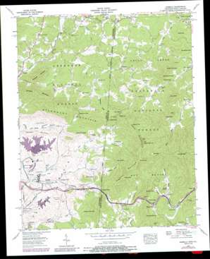 Isabella USGS topographic map 35084a3
