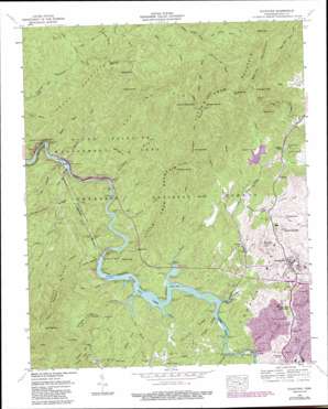 Ducktown USGS topographic map 35084a4