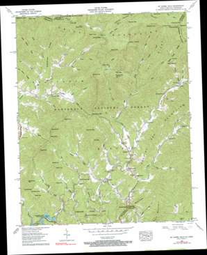 McDaniel Bald USGS topographic map 35084b1