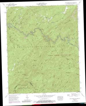 Bald River Falls USGS topographic map 35084c2