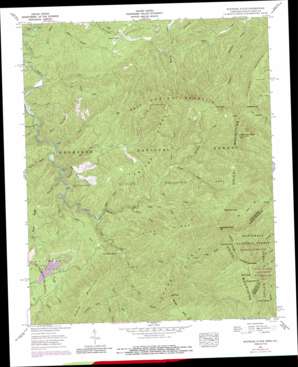 Whiteoak Flats USGS topographic map 35084d1