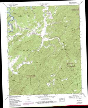 Rafter USGS topographic map 35084d2