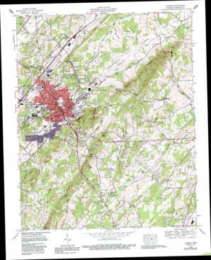 Athens USGS topographic map 35084d5