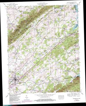 Madisonville USGS topographic map 35084e3