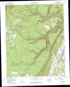 Pennine USGS topographic map 35084f8
