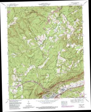 Cardiff USGS topographic map 35084h6