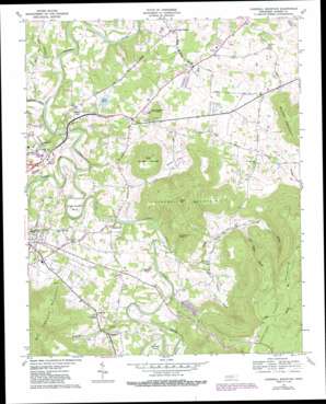Cardwell Mountain USGS topographic map 35085f6
