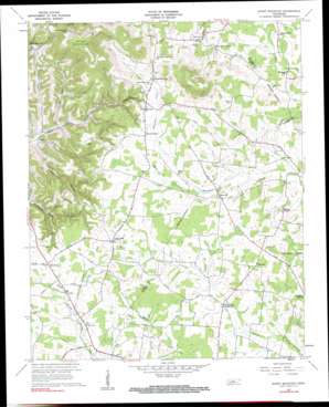 Short Mountain USGS topographic map 35085g8