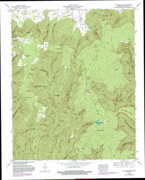 Pitcher Ridge topo map