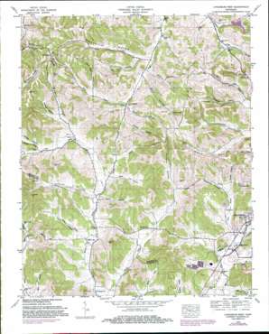 Lynchburg West USGS topographic map 35086c4