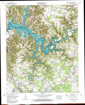Normandy Lake USGS topographic map 35086d2