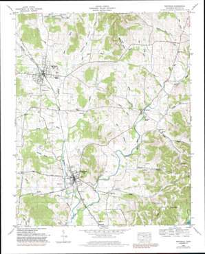 Wartrace topo map