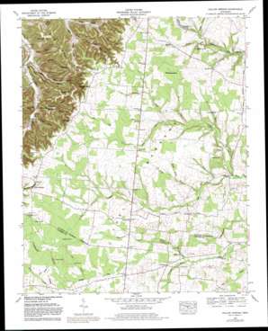 Hollow Springs USGS topographic map 35086f1