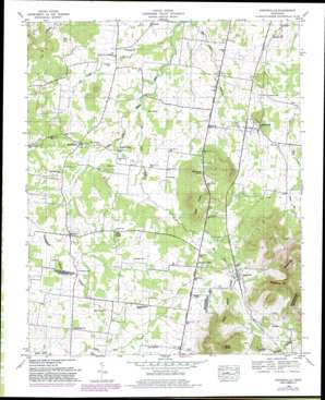 Fosterville topo map