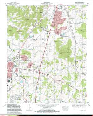 Franklin USGS topographic map 35086h7