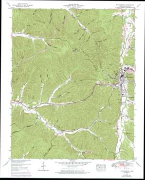Waynesboro USGS topographic map 35087c7