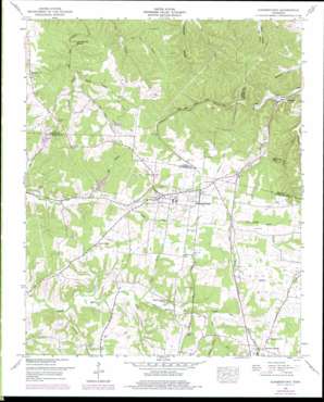Summertown USGS topographic map 35087d3