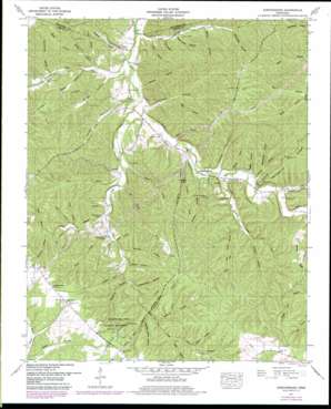 Gordonsburg USGS topographic map 35087e4
