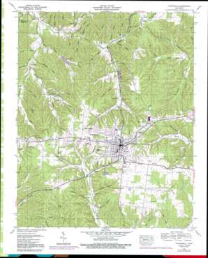 Hohenwald USGS topographic map 35087e5