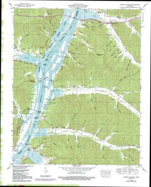 Daniels Landing USGS topographic map 35087g8