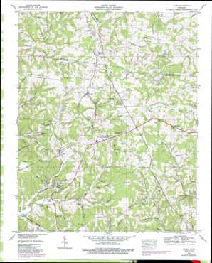 Lyles USGS topographic map 35087h3