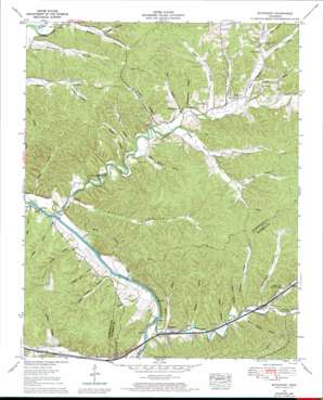Bucksnort USGS topographic map 35087h6