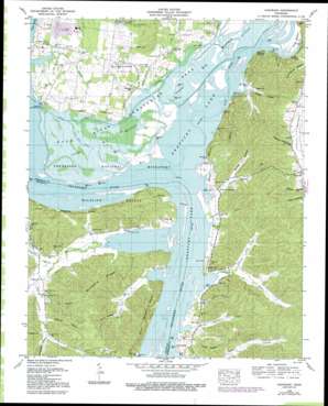 Hurricane Mills USGS topographic map 35087h8