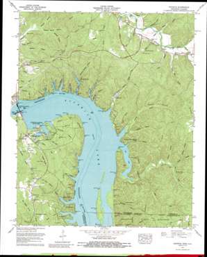 Pickwick USGS topographic map 35088a2
