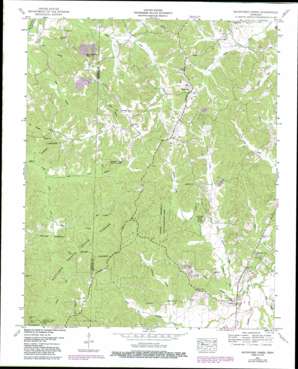 Seventeen Creek USGS topographic map 35088h2
