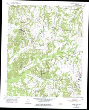 Hickory Valley topo map