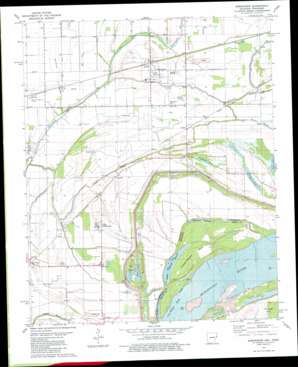 Edmondson USGS topographic map 35090a3