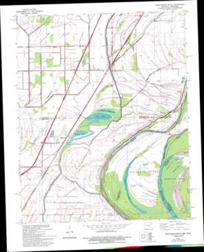 Frenchmans Bayou USGS topographic map 35090d2