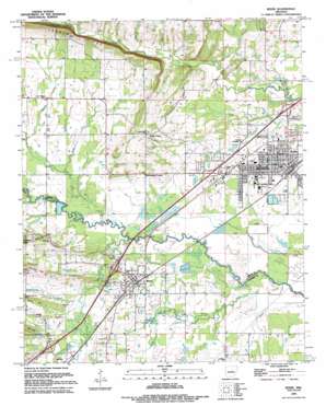 Beebe USGS topographic map 35091a8