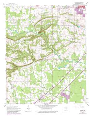 Garner USGS topographic map 35091b7