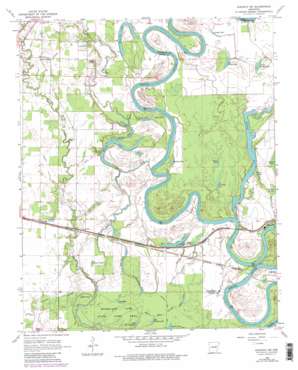 Augusta SW USGS topographic map 35091c4